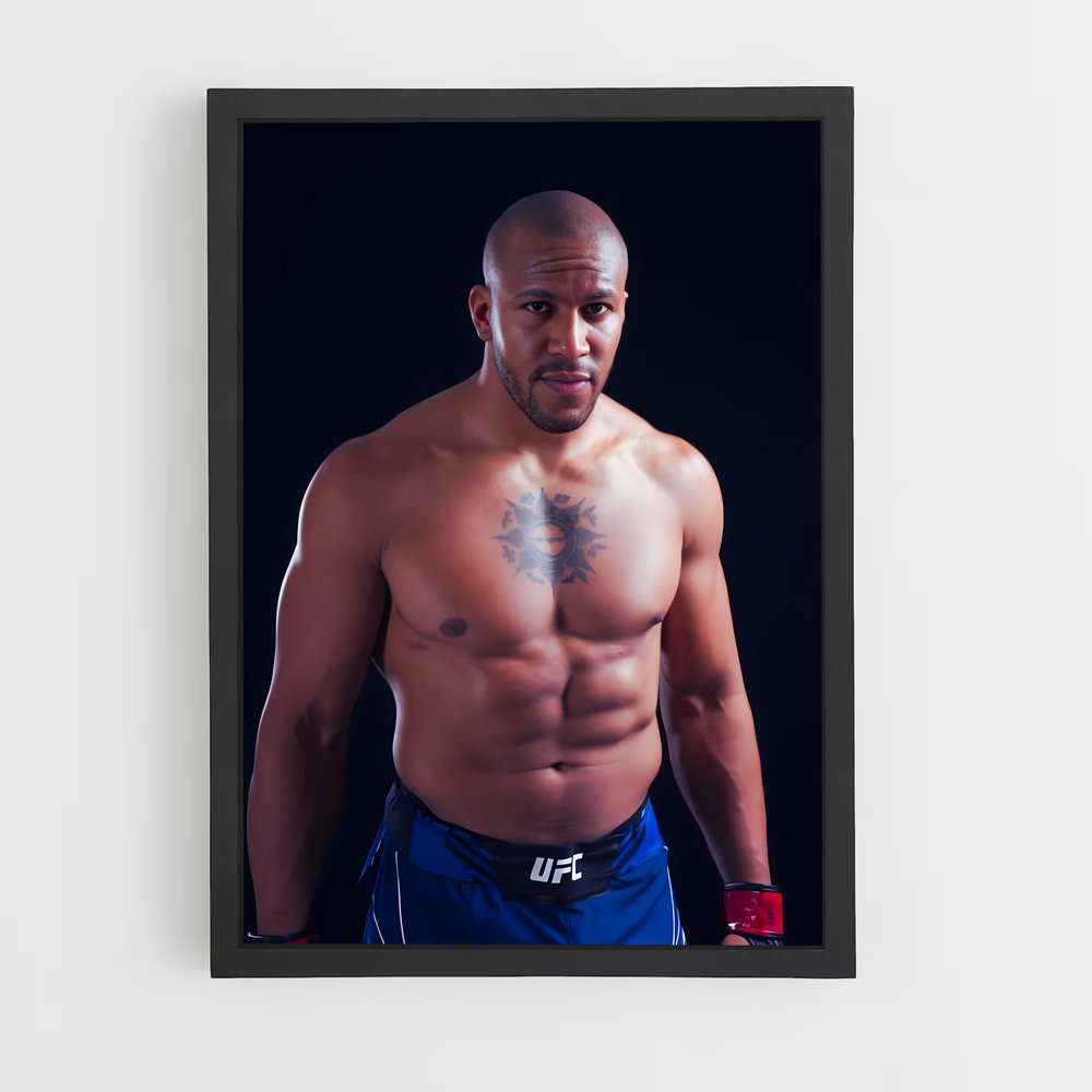 Poster Ciryl gane gladiateur – affiche MMA (vue 2)